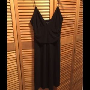 Laundry Black Dress with Beaded Straps